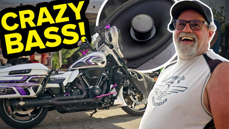 Crazy Bass With No Woofer?! | Full Harley Audio System Install