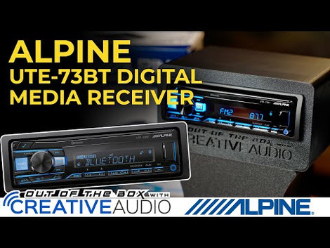 Alpine UTE-73BT Digital Media Receiver Unboxing & Overview - Out of the Box