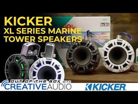 Kicker XL Series Marine Tower Speakers Overview & Unboxing - Out of the Box