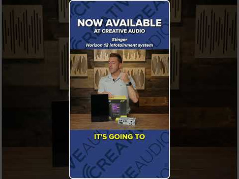 Stinger Horizon 12 Infotainment System NOW AVAILABLE! | NEW at Creative Audio!