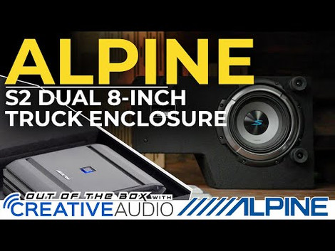 Alpine's S2 Dual 8" Truck Subwoofer Enclosure! | Out of the Box