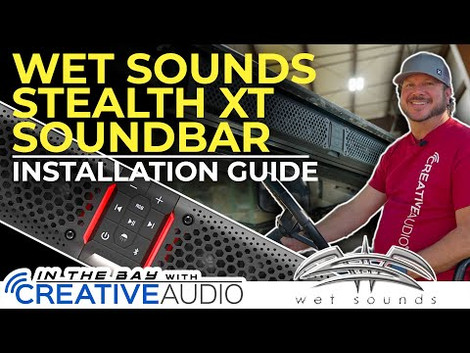 Wet Sounds Stealth XT Soundbar Installation Guide - In The Bay