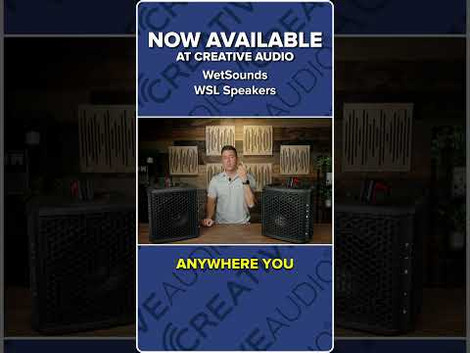 The Wet Sounds WSL Portable Party Speaker is NOW AVAILABLE! | New at Creative Audio