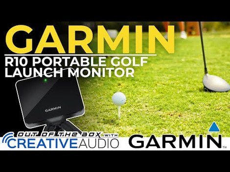Tee Time, Anytime! Garmin Portable R10 Golf Launch Monitor! | Out of the Box