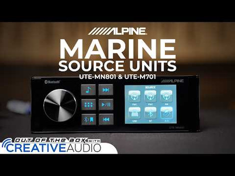 NEW Alpine UTE-MN801 & UTE-M701 Marine Source Units | Product Overview