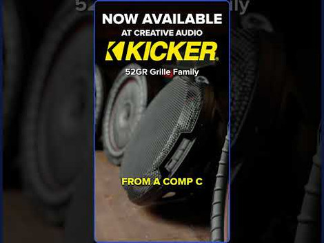 Kicker 52GR Series Grilles are NOW AVAILABLE! | New at Creative Audio