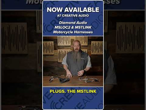 Diamond Audio MSLOC2 & MSTLINK Motorcycle Harnesses NOW AVAILABLE | New at Creative Audio