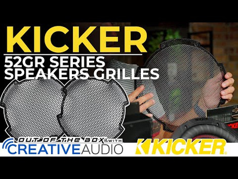 Kicker GR Series 8", 10", and 12" Speaker Grilles | Out of the Box