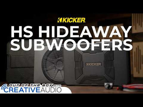 KICKER's HS Series Hideaway Subwoofers | Product Overview