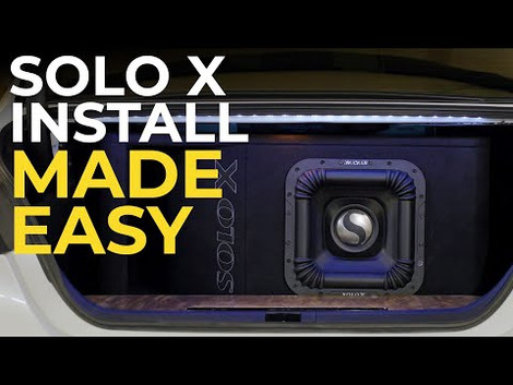 Mounting a 12” Kicker Solo X the EASY Way