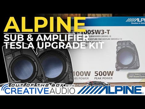 Alpine PSS-TSUB Subwoofer & Amplifier Tesla Upgrade Kits! | Out of the Box