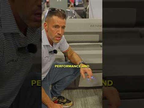 Bennington Pontoon with HIDDEN Rockford Fosgate System! | Miami International Boat Show 2025!