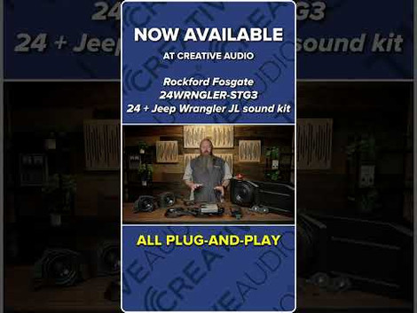 Rockford Fosgate 24WRNGLER-STG3 All-In-One Jeep Audio Kit is Now Available! | New at Creative Audio