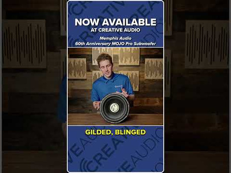 Memphis Audio NEW 60th Anniversary Mojo Pro 12" Subwoofer | New at Creative Audio