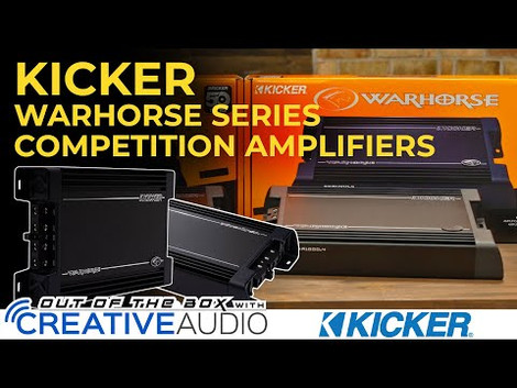 Kicker Warhorse Series Competition Amplifiers Overview & Unboxing - Out of the Box