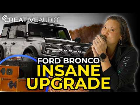 Is She the LUCKIEST Ford Bronco Owner? | $4000+ Memphis Audio Giveaway & Installation!