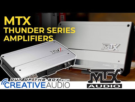 MTX Thunder Series Amplifiers Unboxing & Overview - Out of the Box