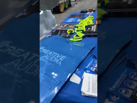 Creative Audio Sub & Speaker Displays at the Kansas City Boat Show! #kansascity #jlaudio #kicker