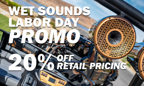 Sail into Savings Territory with Our 20% Off Wet Sounds Sale!