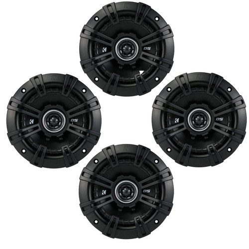 Kicker DSC50 5.25-Inch (130mm) Coaxial Speakers, 4-Ohm bundle