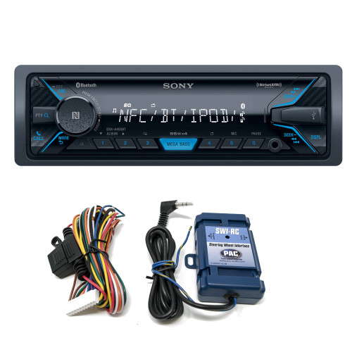 Sony DSX-A405BT Receiver with Bluetooth and Steering Wheel Control Interface