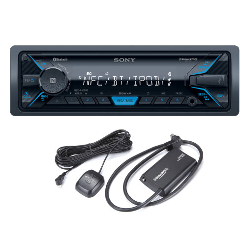 royalty vod Horizontaal Sony DSX-A405BT Receiver with Bluetooth and Sirius XM tuner and Steering  Wheel Control Interface bundle - Creative Audio