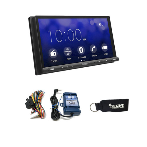 Sony XAV-AX5000 compatible with CarPlay & Android Auto receiver + SWI-RC Steering Wheel Control Interface