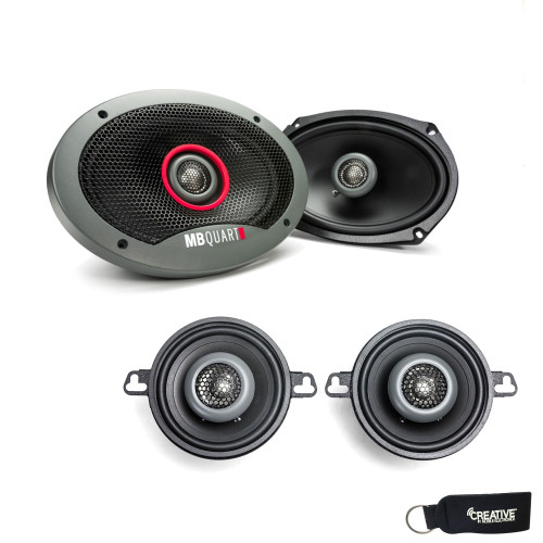 MB Quart - Pair Of Formula FKB169 6x9" Coaxial Speakers And A Pair Of Formula 3.5" Speakers FKB108