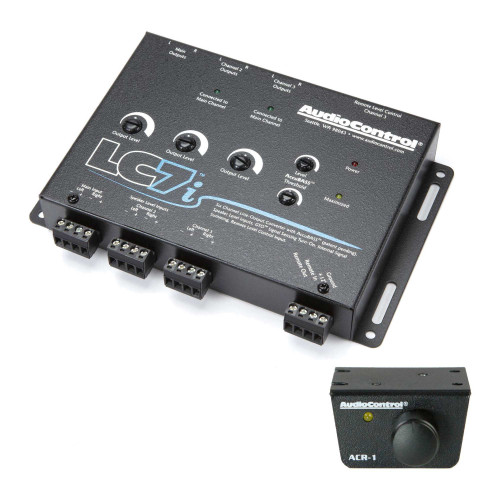 AudioControl LC7i 6 Channel Line Output Converter with Accubass & ACR-1 Dash Remote