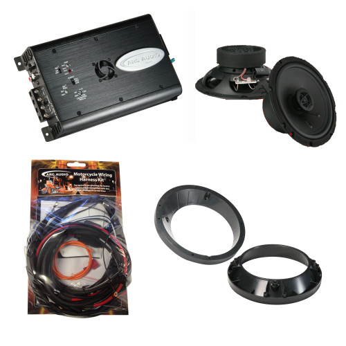 Arc Audio M.P.A.K. 4 Motorcycle plug-and-play audio kit For 1999-2013 Street Glide & 1999-2014 Road Glide