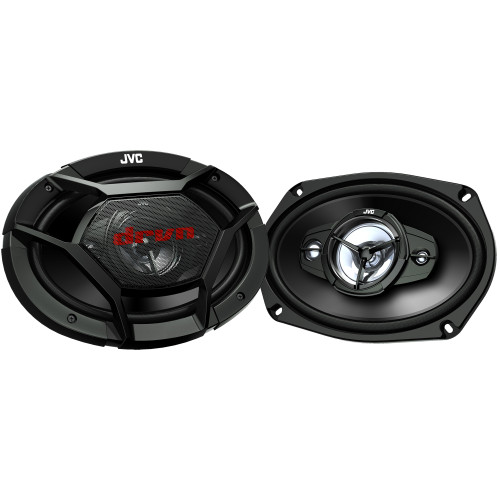 JVC CS-DR6941 550W Peak (90W RMS) 6x9 4-Way Factory Upgrade Coaxial Speakers - Pair