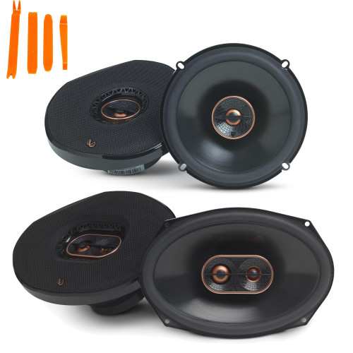 Infinity Reference - REF-6532IX 6.5" 2-Way Car Audio Speakers, And REF-9633IX 6x9" 3-Way Car Audio Speakers Package