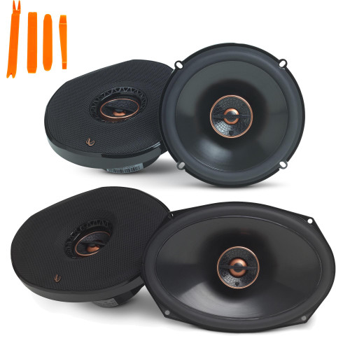 film Bridge pier pion Infinity Reference - REF-6532IX 6.5" 2-Way Car Audio Speakers, And  REF-9633IX 6x9" 3-Way Car Audio Speakers Package - Creative Audio