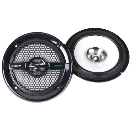 Sony XS-MP1611B 6.5 in (16 cm) Dual-Cone Marine Speaker (Pair) - Used Acceptable