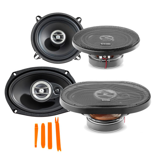 Focal For Dodge Ram -  RCX-690 Auditor Series 6x9" Speakers (pair) & RCX-130 Auditor Series 5.25" Speakers (pair)