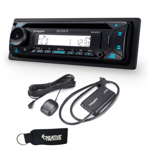 Sony MEX-M72BT Marine Bluetooth/CD Receiver & SiriusXM Satellite Radio Tuner