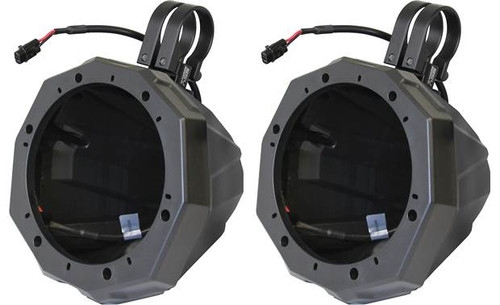 SSV Works US2-C65U-175 Universal Cage Mount 6.5” Speaker Enclosures With 1.75" Roll Bar Clamps