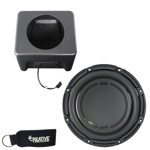 SSV Works RG4-SB10 10" Sub Enclosure Compatible With Polk Audio DB1042DVC Subwoofer For Polaris Ranger XP1000 2018+
