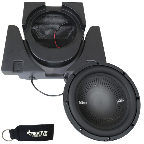SSV Works X3-USL10U Sub Enclosure Compatible With Polk Audio MM1042SVC Subwoofer For Can-Am Maverick X3 and X3 Max
