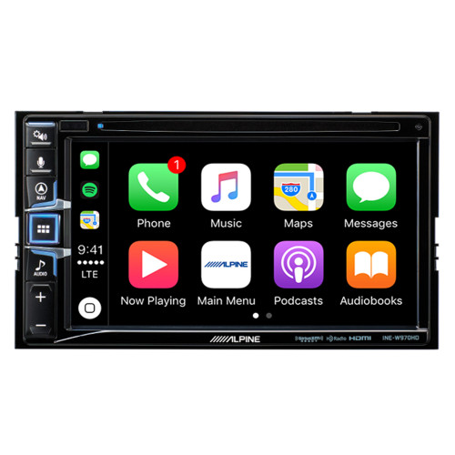 Alpine INE-W970HD Audio/Video/Nav System Compatible with Apple