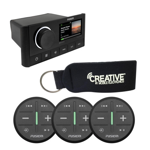 Fusion MS-RA670 Apollo Marine Entertainment System With Built-In Wi-Fi and 3 Wireless Remotes