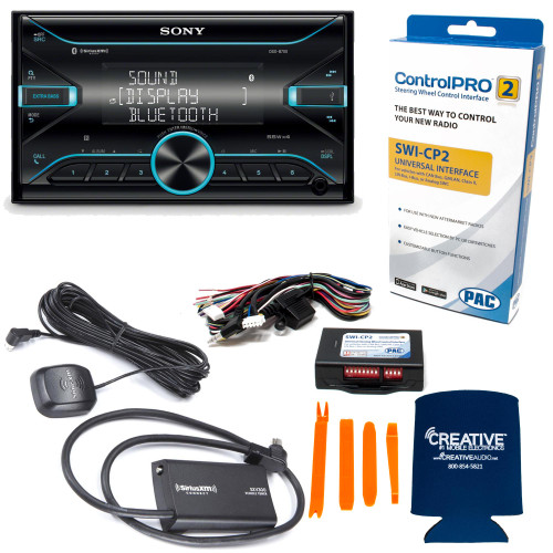 Sony DSX-B700 Bluetooth Media Receiver with SiriusXM Satellite Radio Kit, Steering Wheel Interface