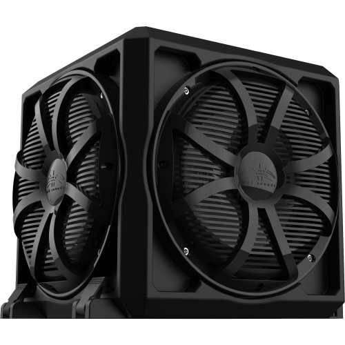Wet Sounds REVO-12-PSE-SWB Enclosure with a REVO 12" High Power Subwoofer, A 12" Passive Radiator & SW Black Grilles