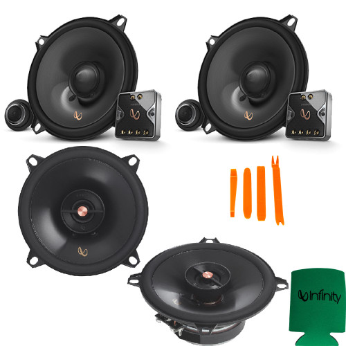 Infinity Primus PR5010CS 5-1/4” 2-way Component System + PR5012IS 5-1/4" 2-way Speakers