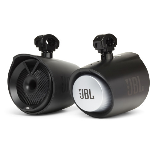 JBL MT8HLBAM / MT8HLB 8" Marine Compression Horn Tower Speakers With RGB LED Lighting - Used Very Good