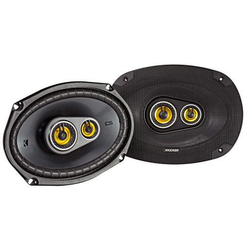 Kicker 46CSC6934 CS-Series CSC693 6x9-Inch (160x230mm) 3-Way Speakers, 4-Ohm (Pair) - Used Very Good