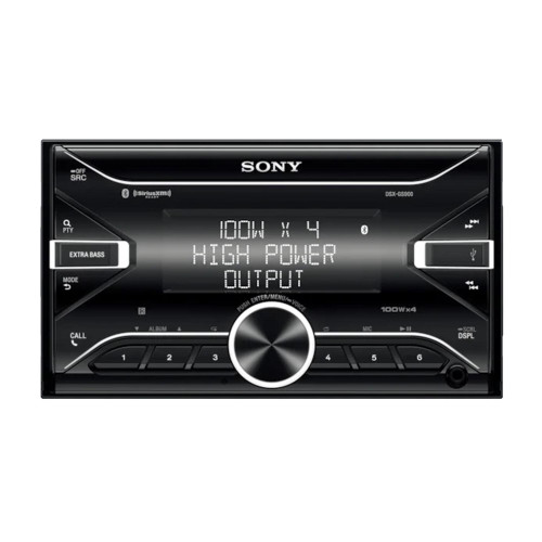 Sony DSX-GS900 Double-DIN High-power Bluetooth Media Receiver - 180 Watt RMS