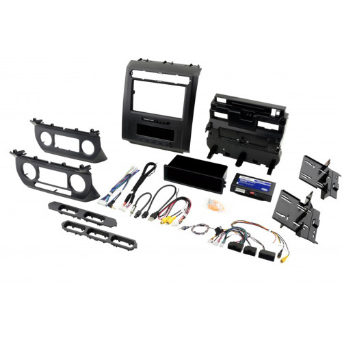 PAC RPK4-FD2101 Complete Radio Replacement Kit with Integrated Climate Controls for select 2015+ Ford F150s with 8” Disp