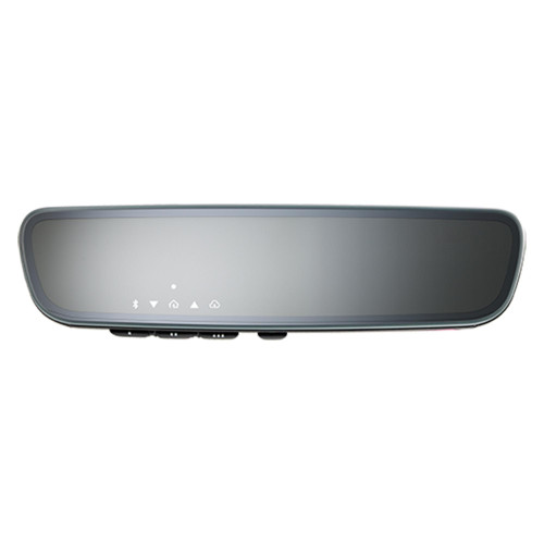 Advent ADVGENFLCHLN Gentex Frameless Rear View Mirror with HomeLink Connect with Advent ACA801 Mini License Plate Mount Camera with Dynamic Parking