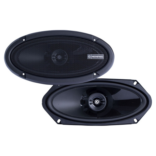 Memphis Audio PRX410 Power Reference Series 4x10" 2-Way Coaxial Speakers With Swivel Tweeters - Pair